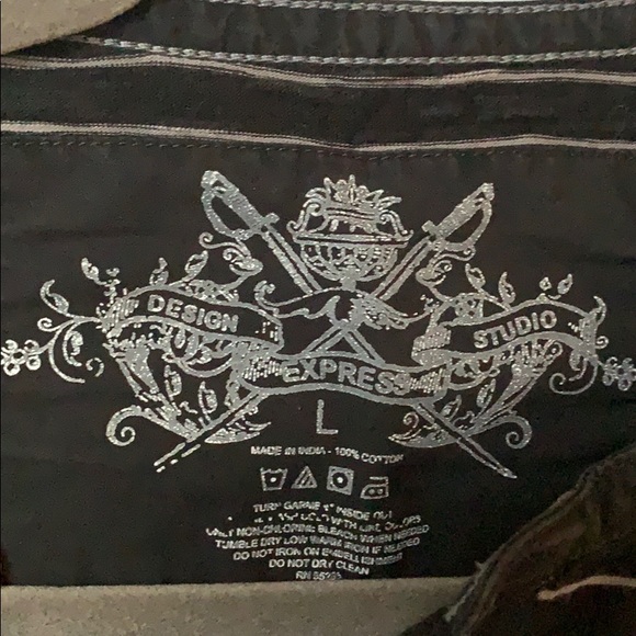 Long Sleeve 3/4 button up - Picture 3 of 5